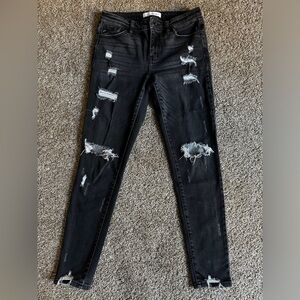 Kancan distressed dark gray size 7/27